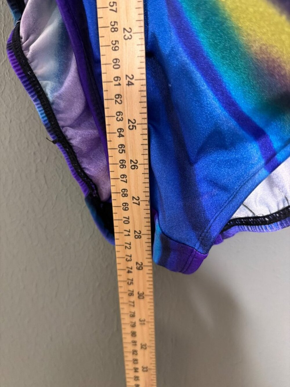 VTG Longitude 27613 Women's 14 One-Piece Colorful Blue Swimsuit - Picture 4 of 9